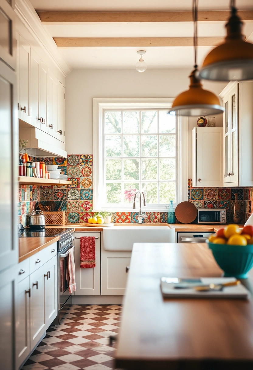 colorful kitchen backsplash ideas 4