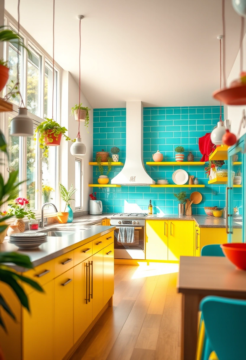 colourful kitchen ideas 1