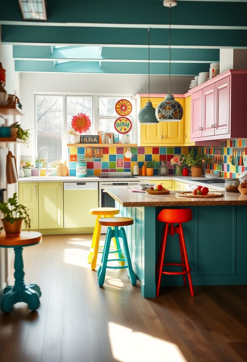 colourful kitchen ideas 11