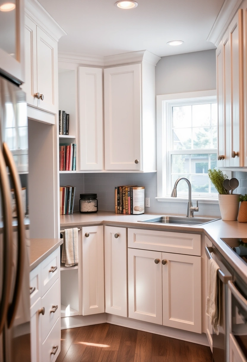 corner kitchen cabinet ideas 9