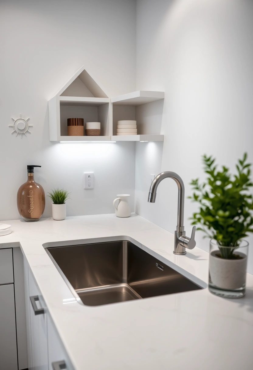 corner kitchen sink ideas 2