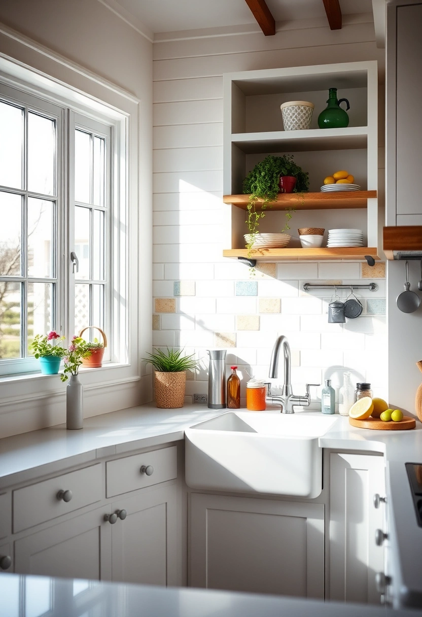 corner kitchen sink ideas 6