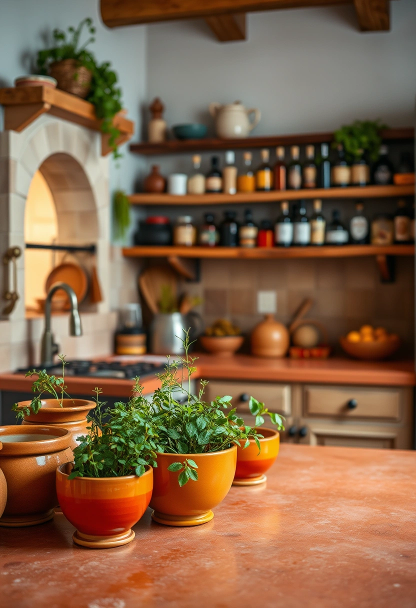 countertop decor ideas kitchen 8