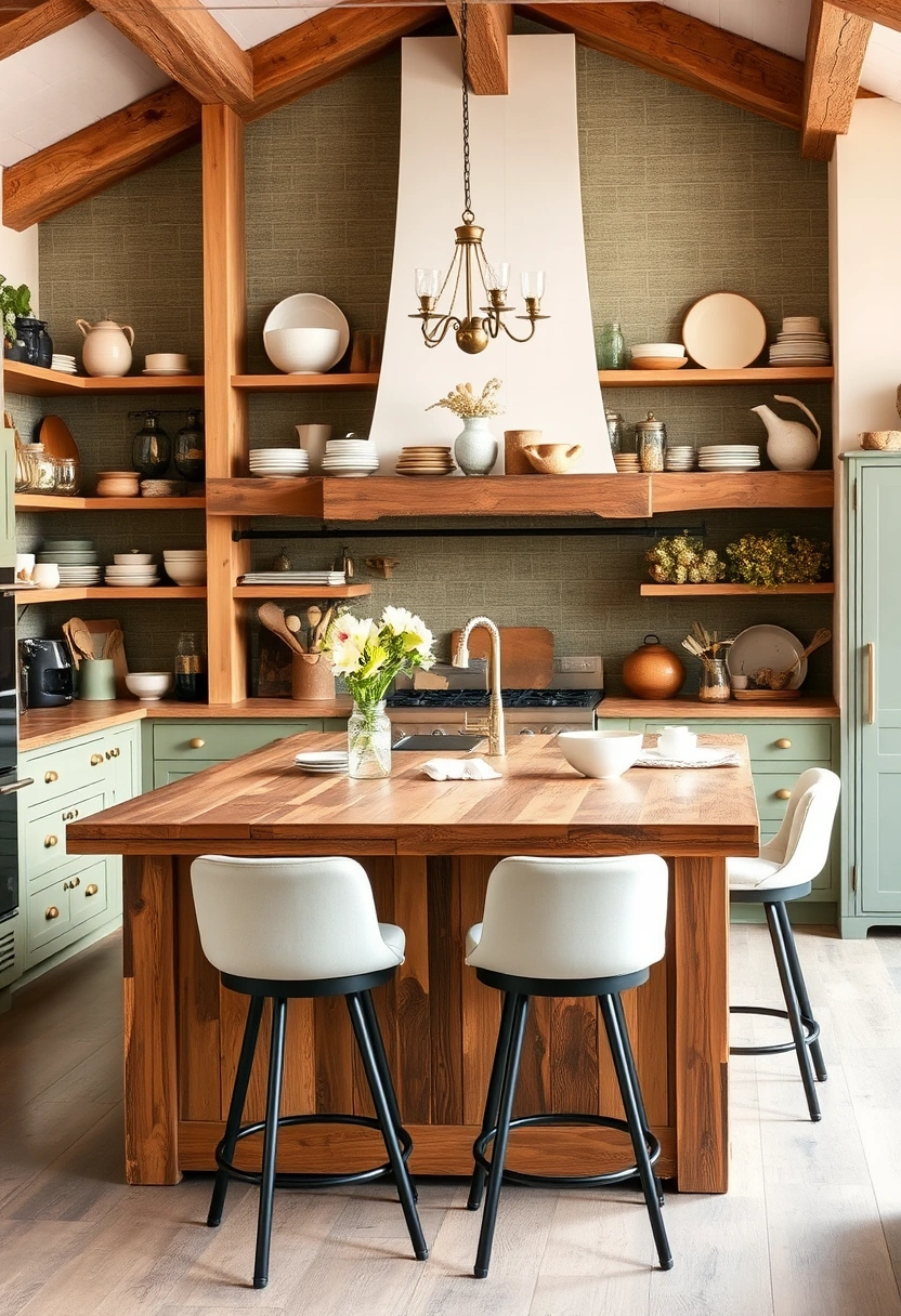 country rustic kitchen ideas 20