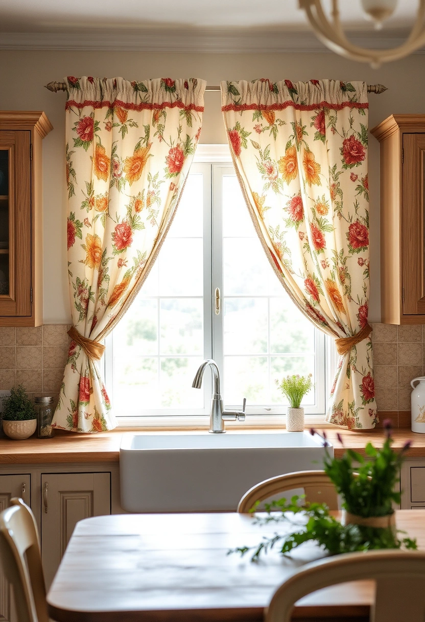 curtains for kitchen window ideas 1