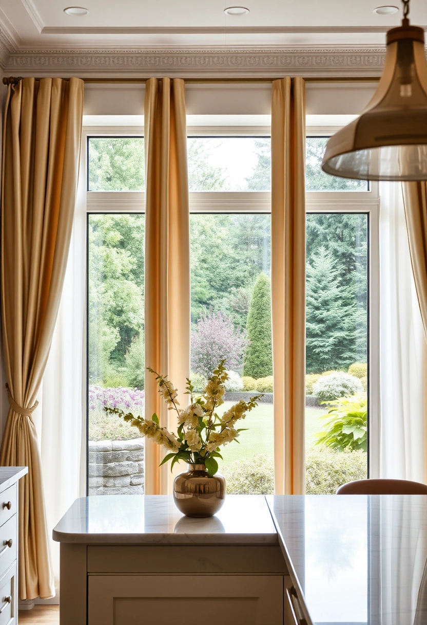 curtains for kitchen window ideas 14