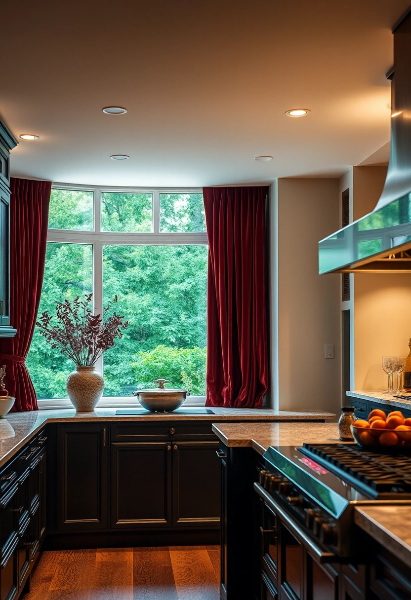 curtains for kitchen window ideas 18