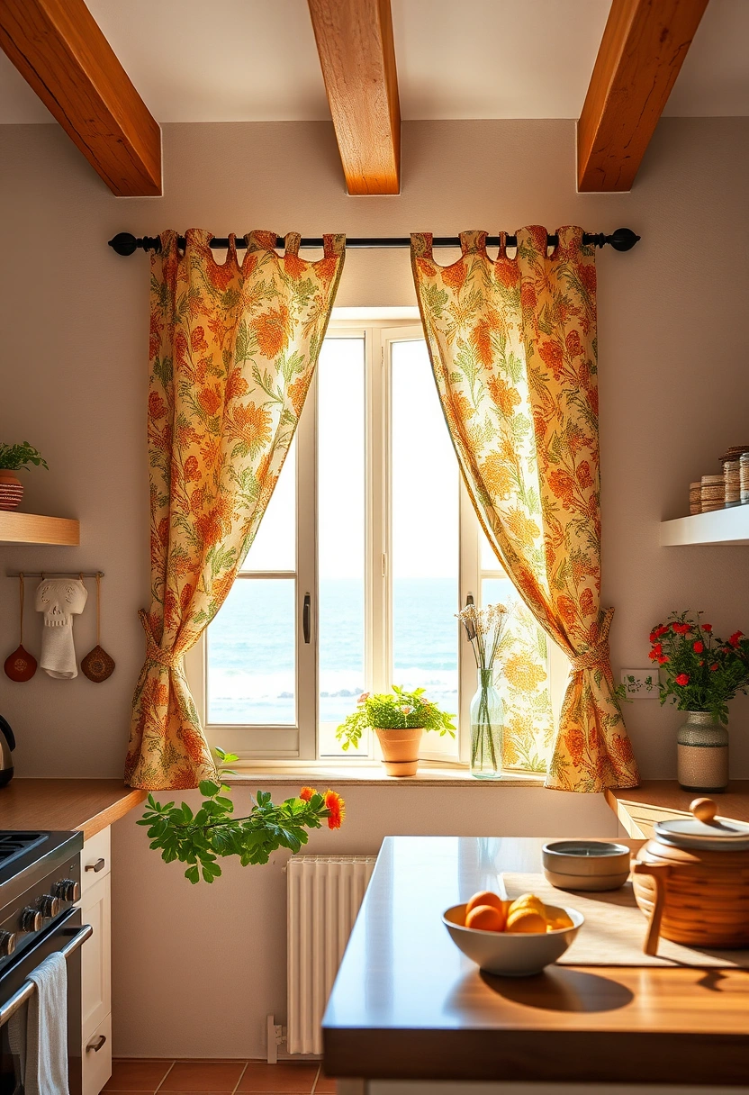 curtains for kitchen window ideas 9