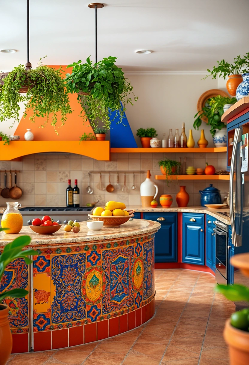 curved kitchen island ideas 8