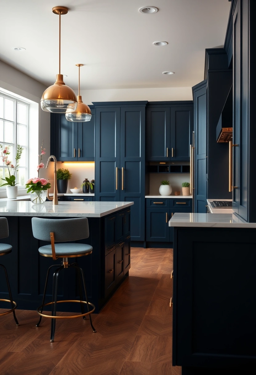 dark blue kitchen ideas 1