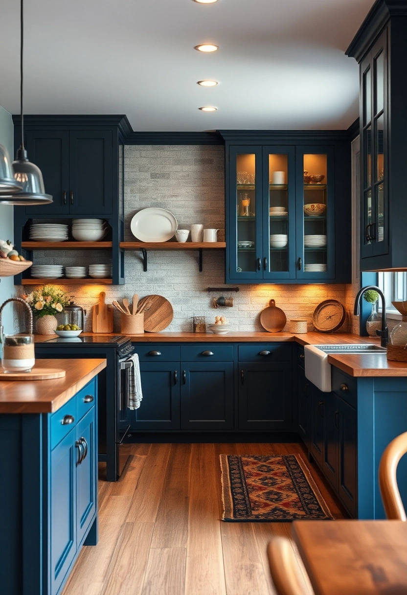dark blue kitchen ideas 12