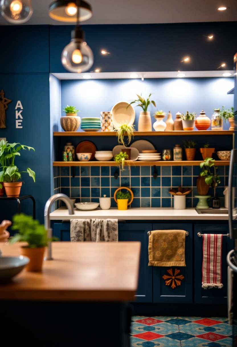 dark blue kitchen ideas 18