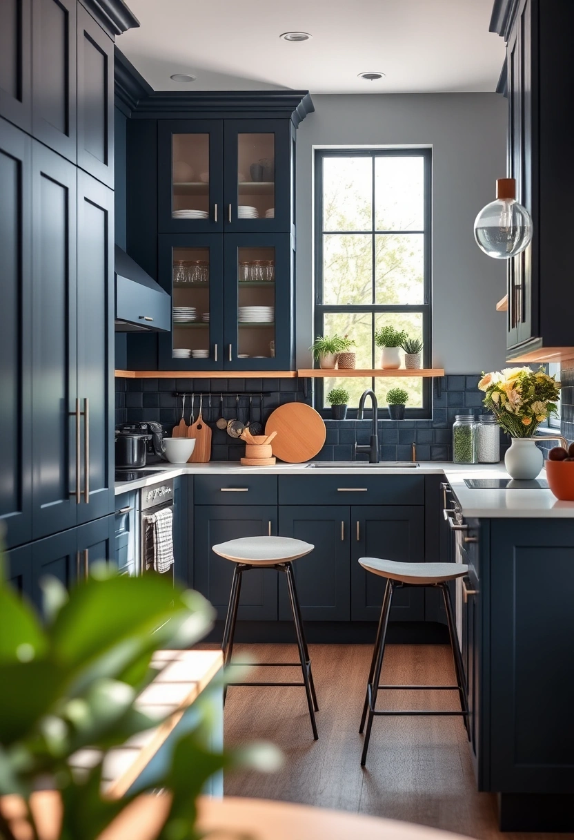 dark blue kitchen ideas 20