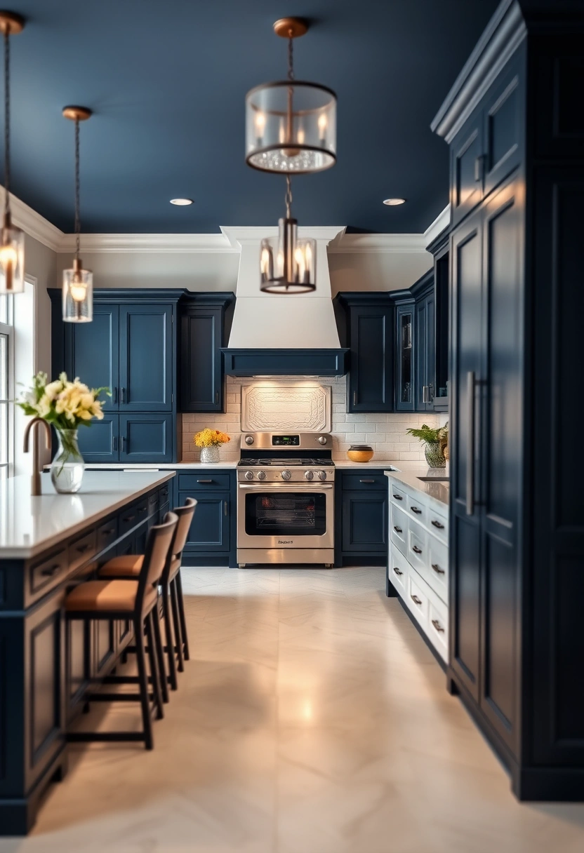 dark blue kitchen ideas 8