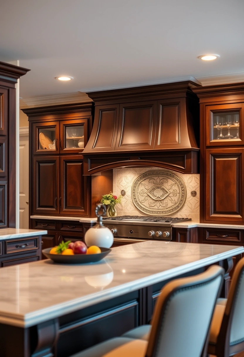 dark brown kitchen cabinets decor ideas 13