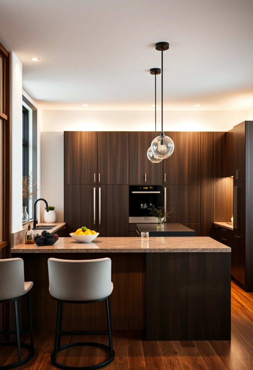 dark brown kitchen cabinets decor ideas 20