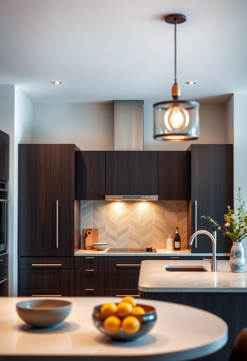 dark brown kitchen cabinets decor ideas 3