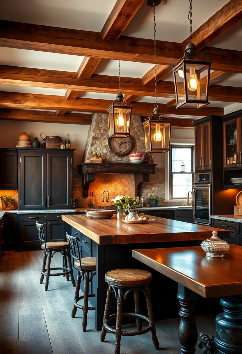 dark brown kitchen cabinets decor ideas 6