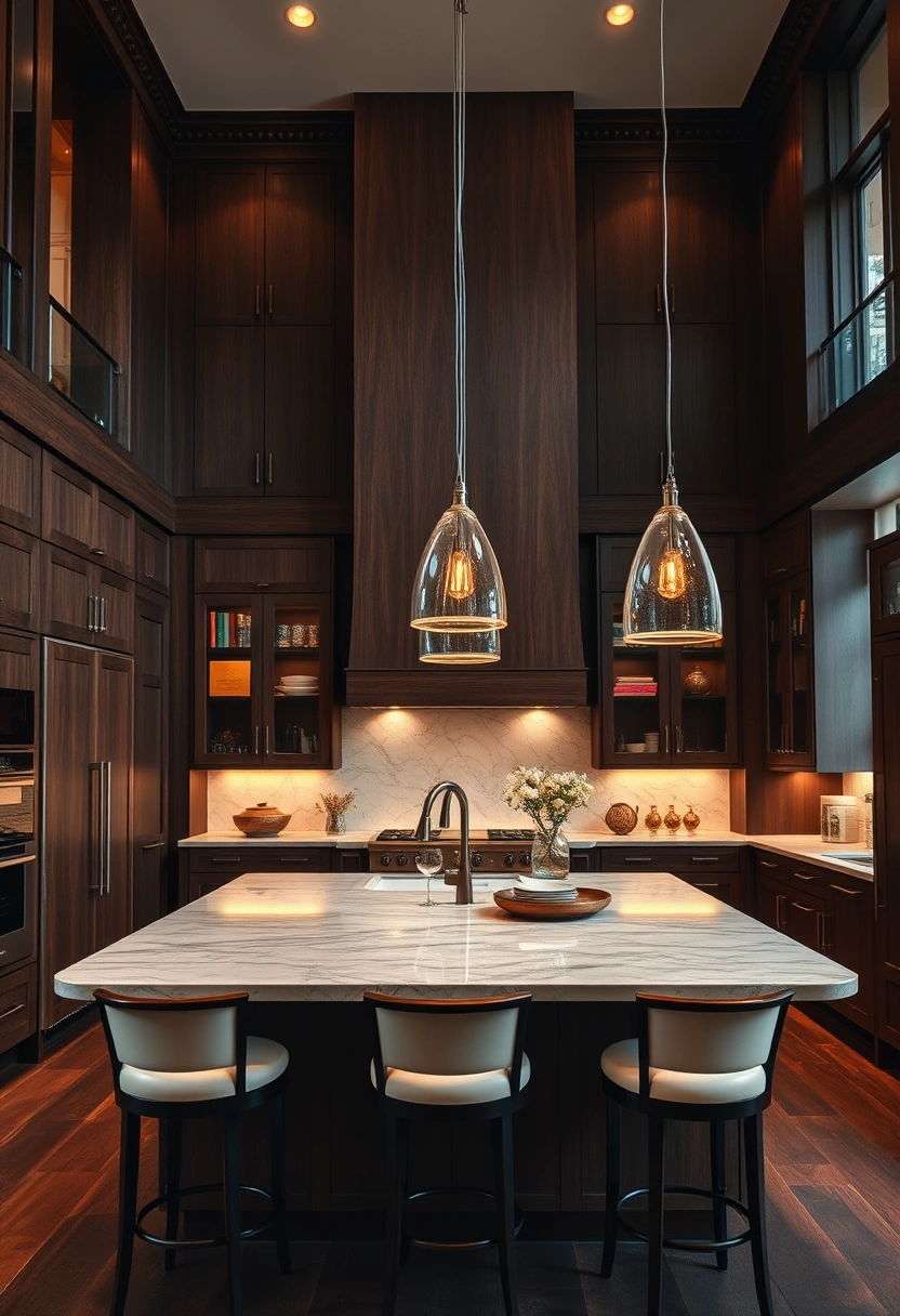 dark brown kitchen ideas 13