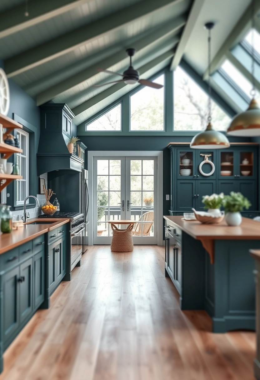 dark green kitchen ideas 16
