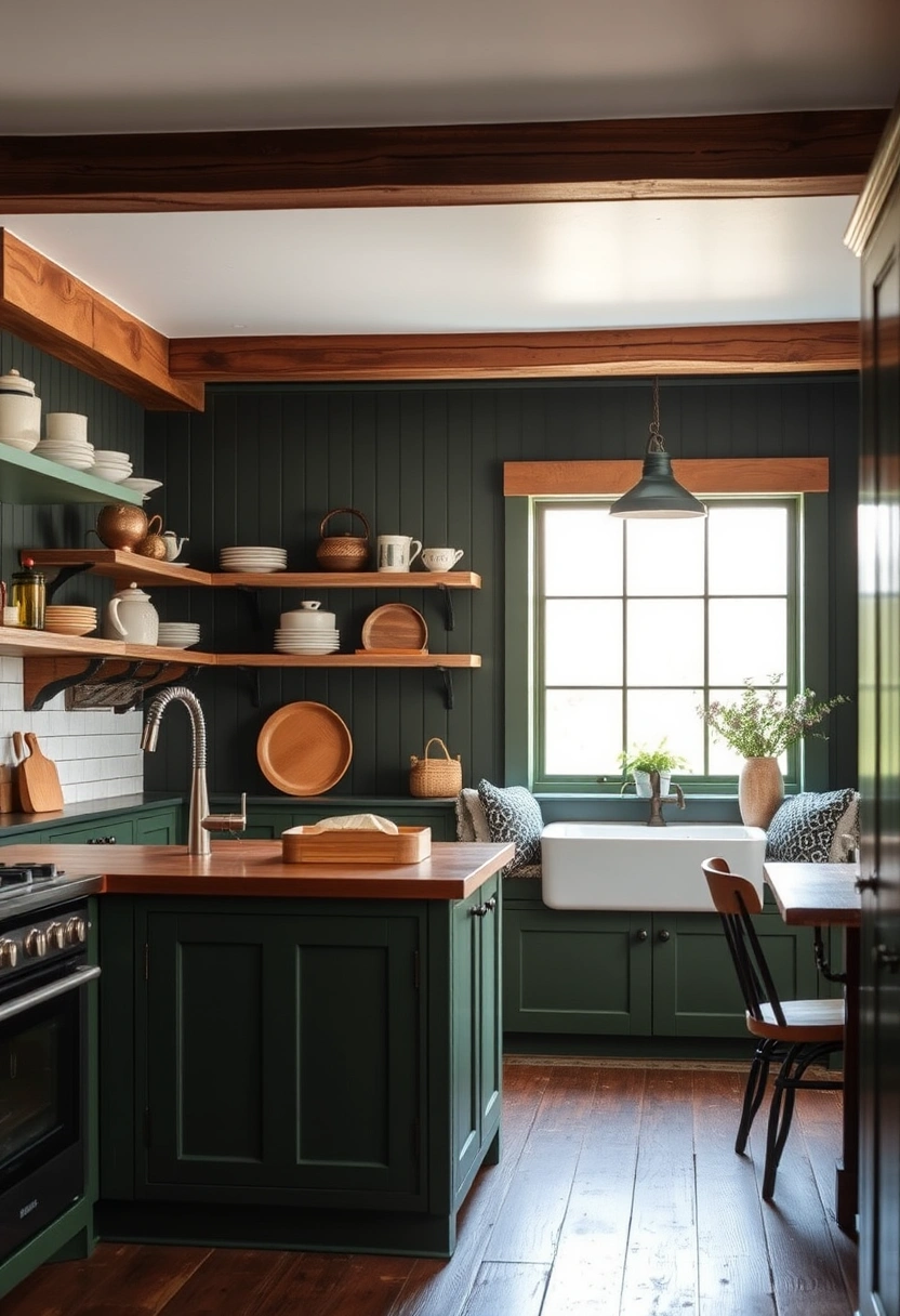 dark green kitchen ideas 2