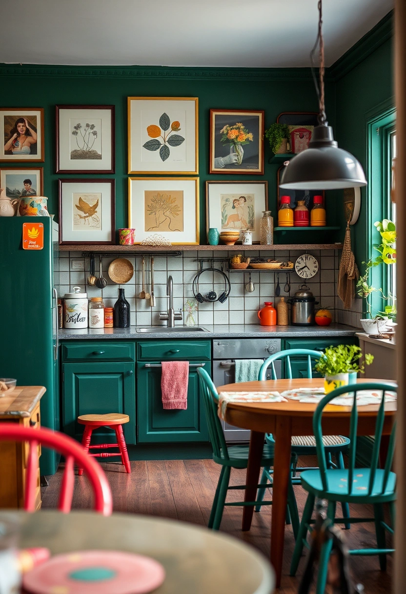 dark green kitchen ideas 4
