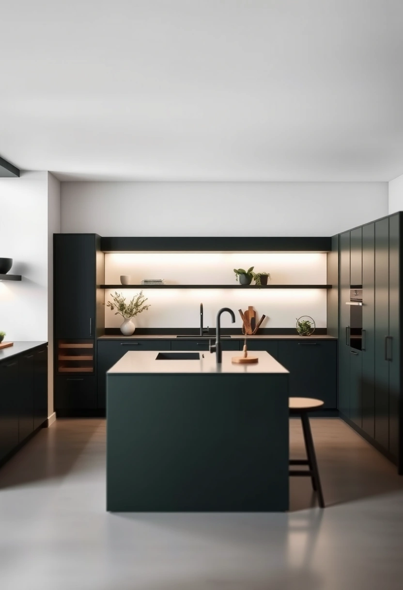 dark green kitchen ideas 5