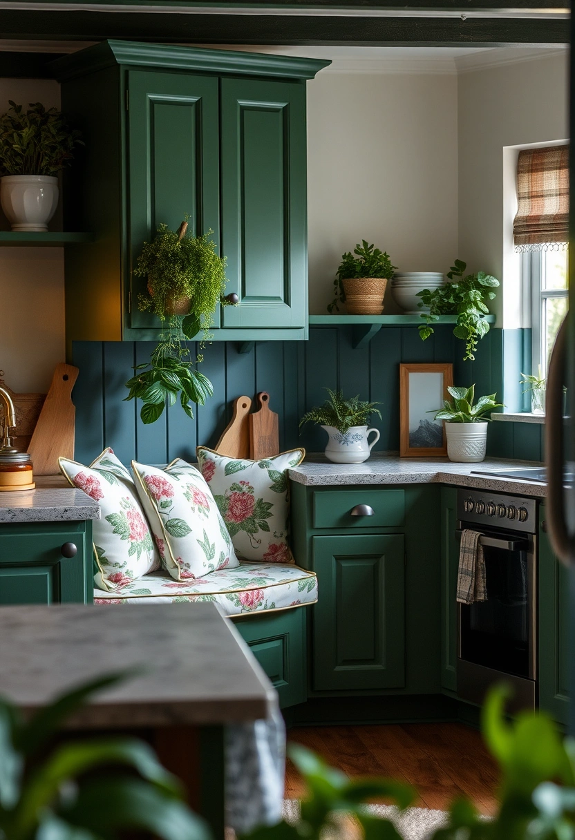 dark green kitchen ideas 7
