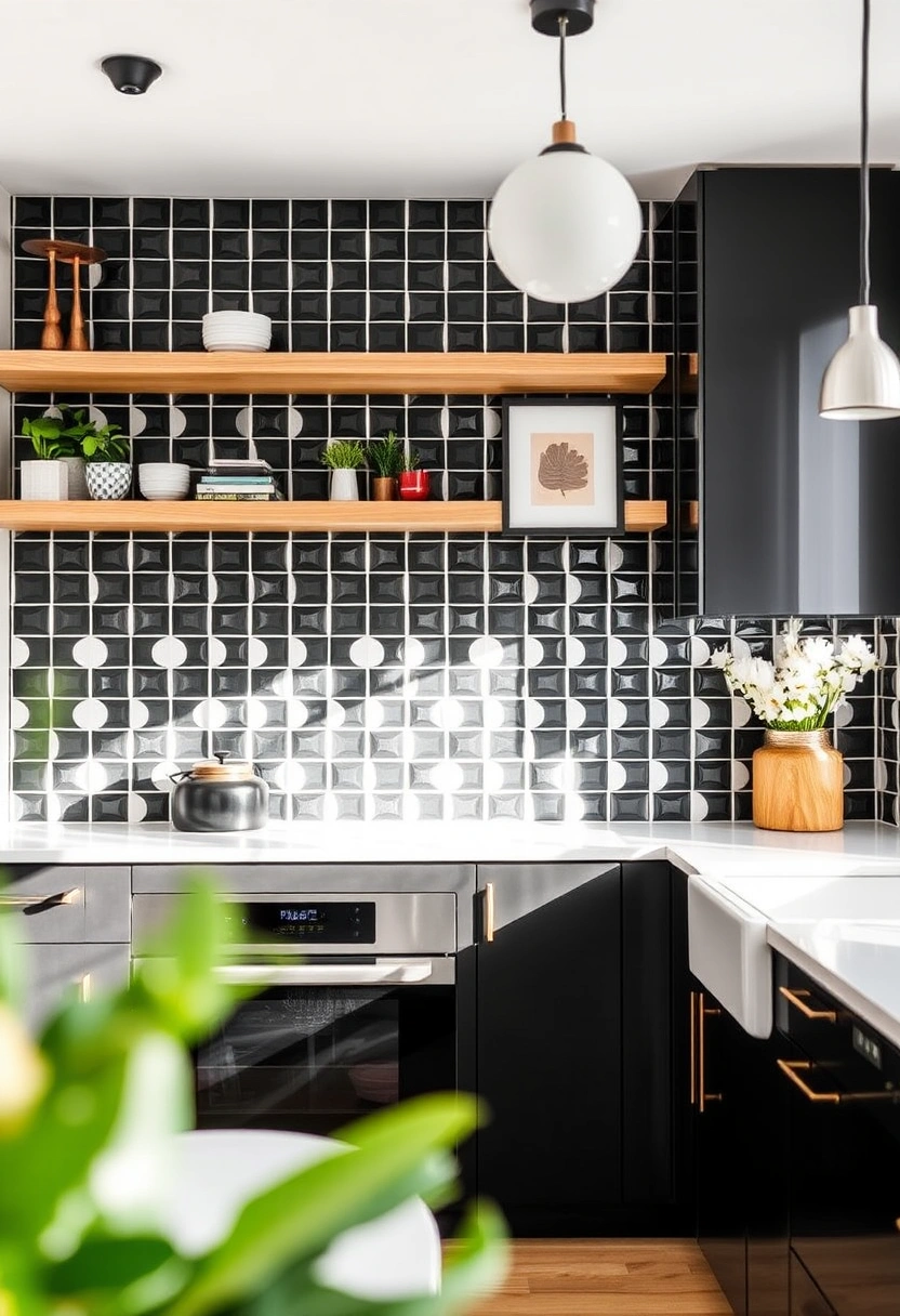 dark kitchen backsplash ideas 17