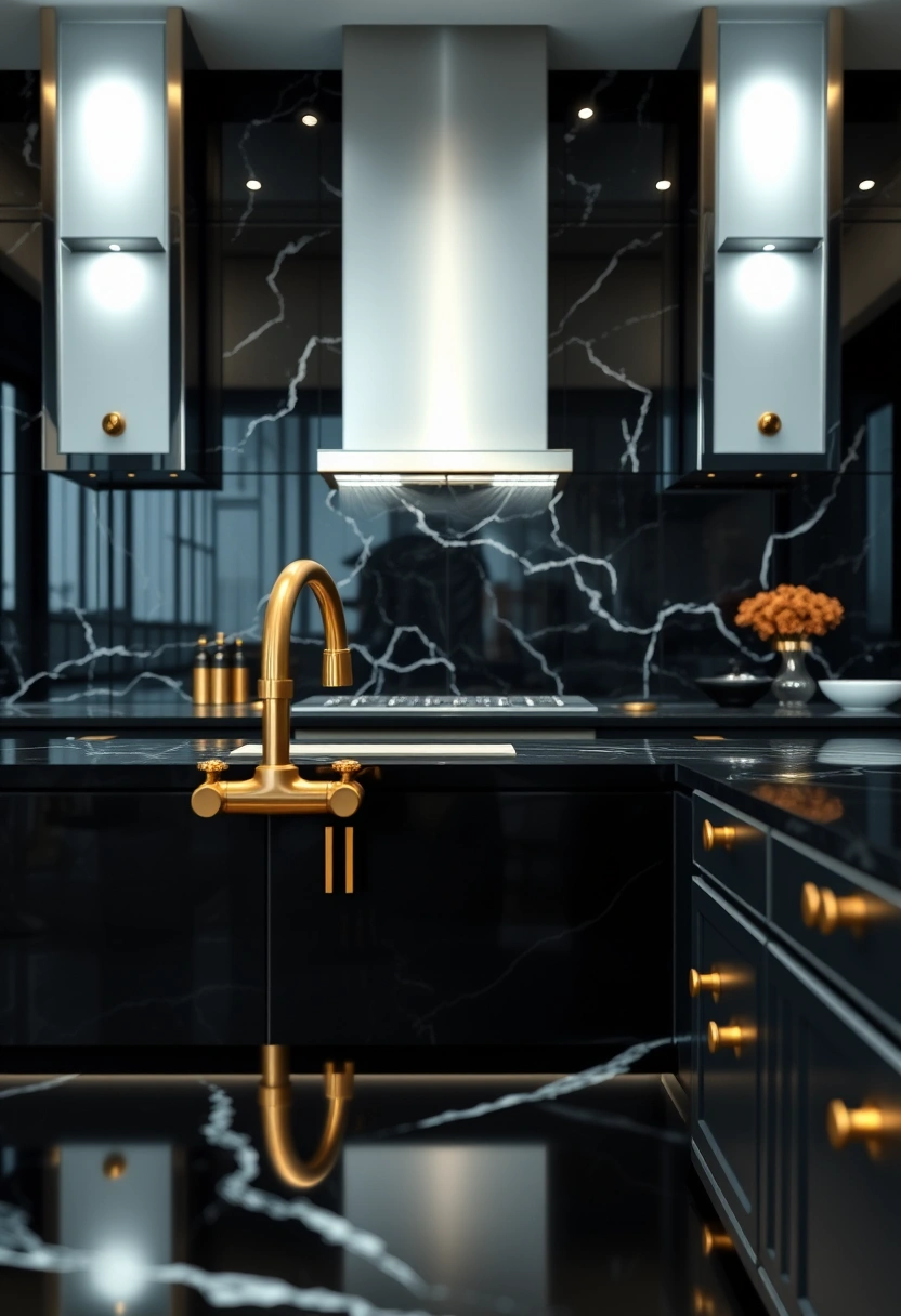 dark kitchen backsplash ideas 5