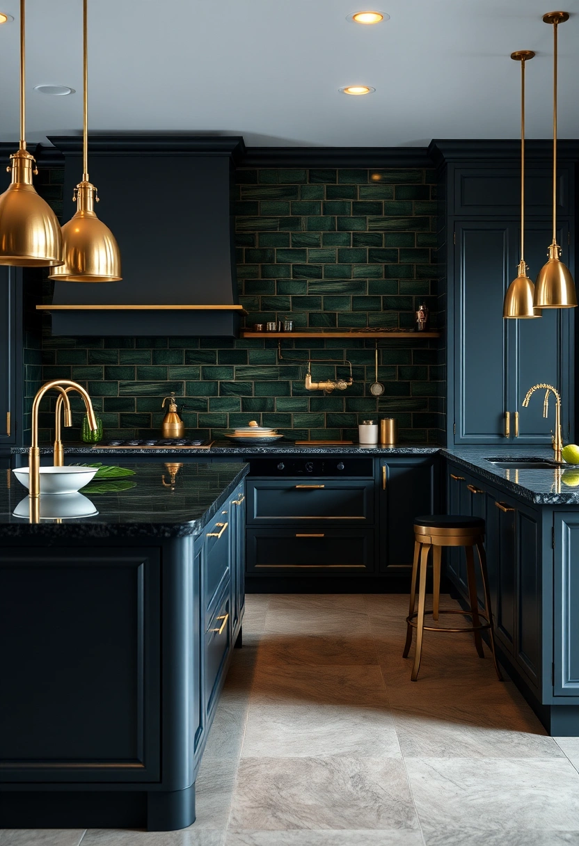 dark kitchen backsplash ideas 9