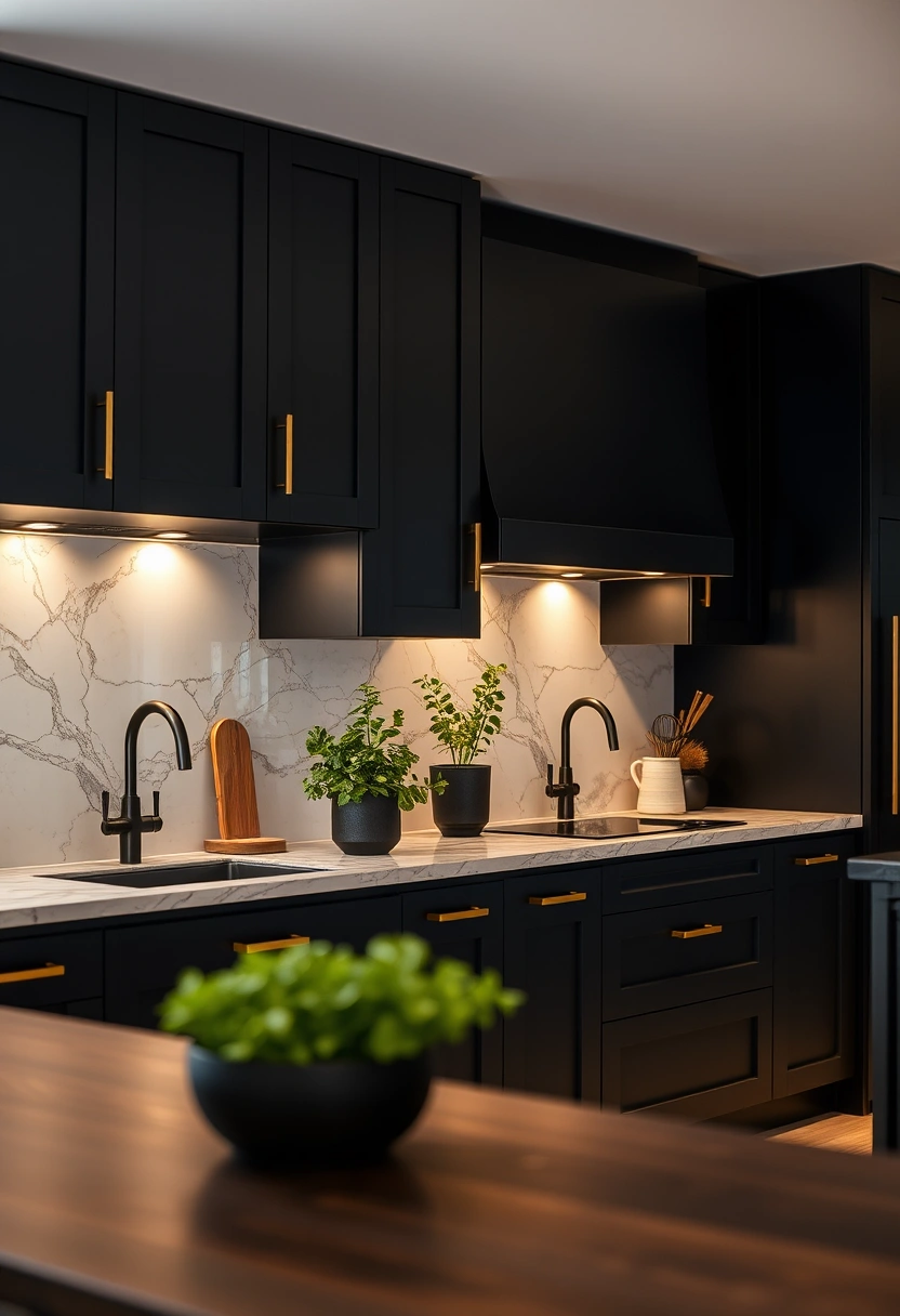 dark kitchen ideas 1