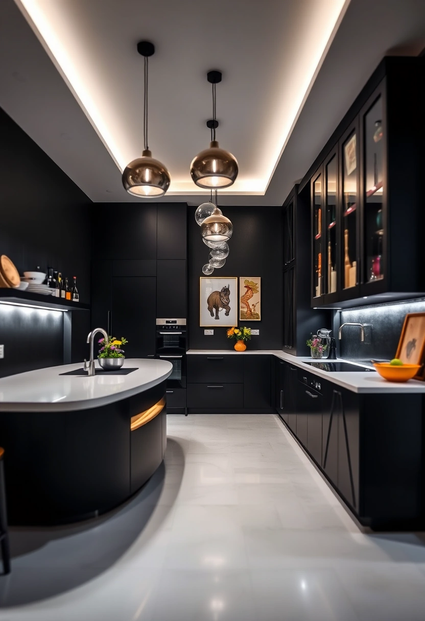 dark kitchen ideas 14