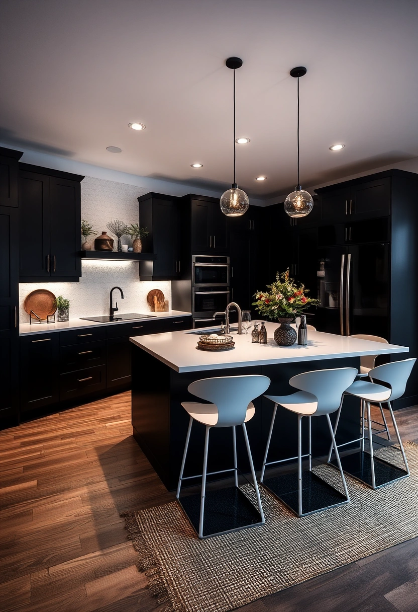 dark kitchen ideas 20