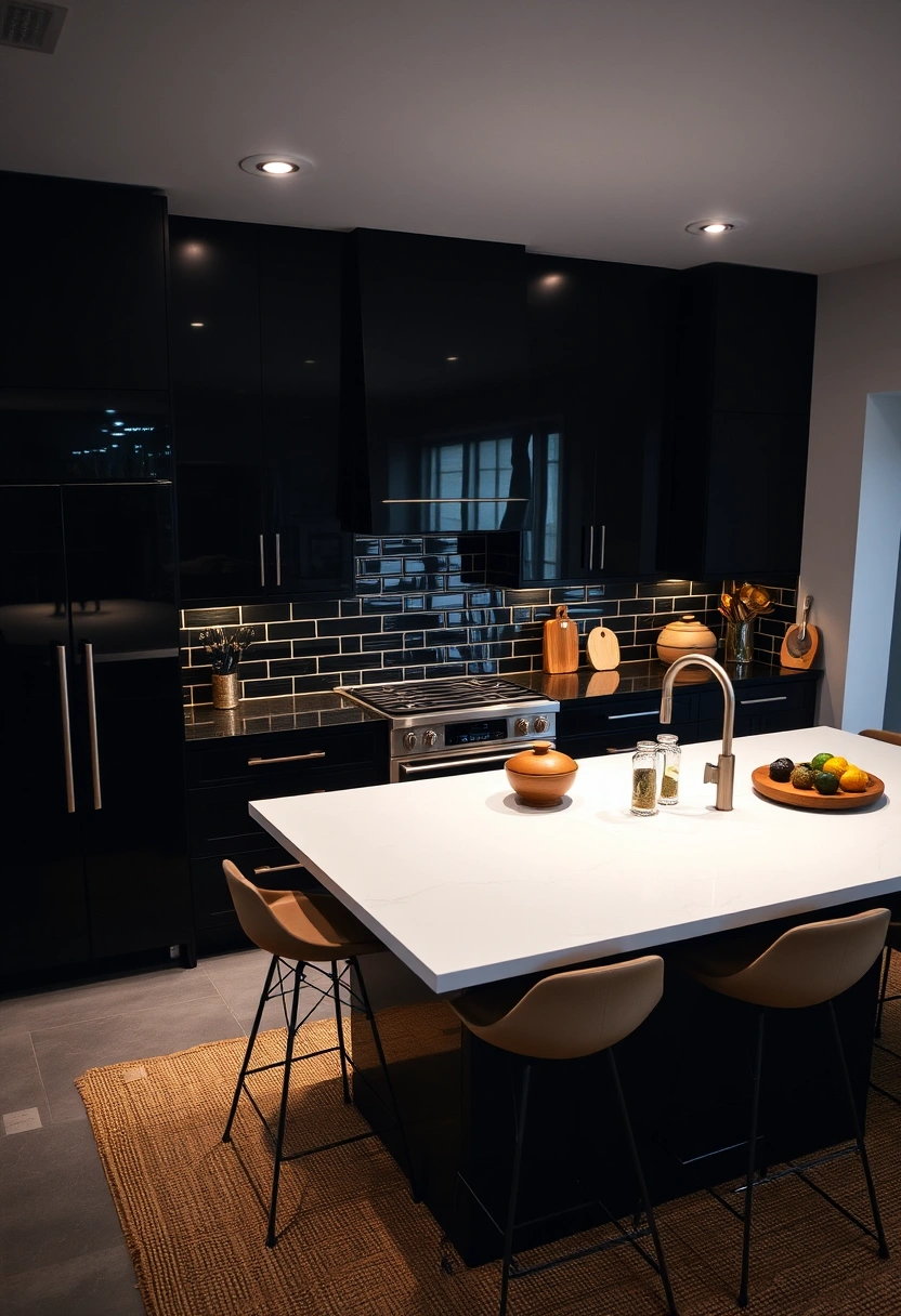 dark kitchen ideas 7