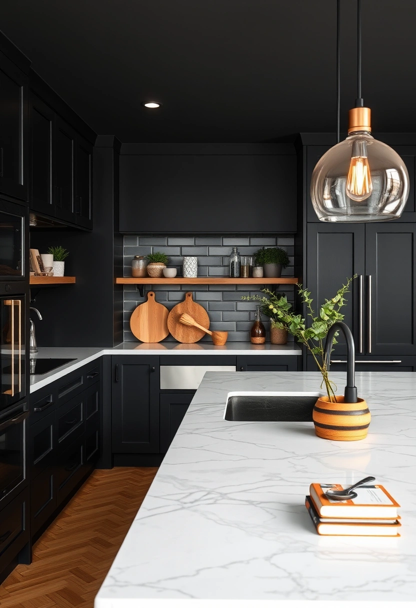 dark kitchen ideas 8