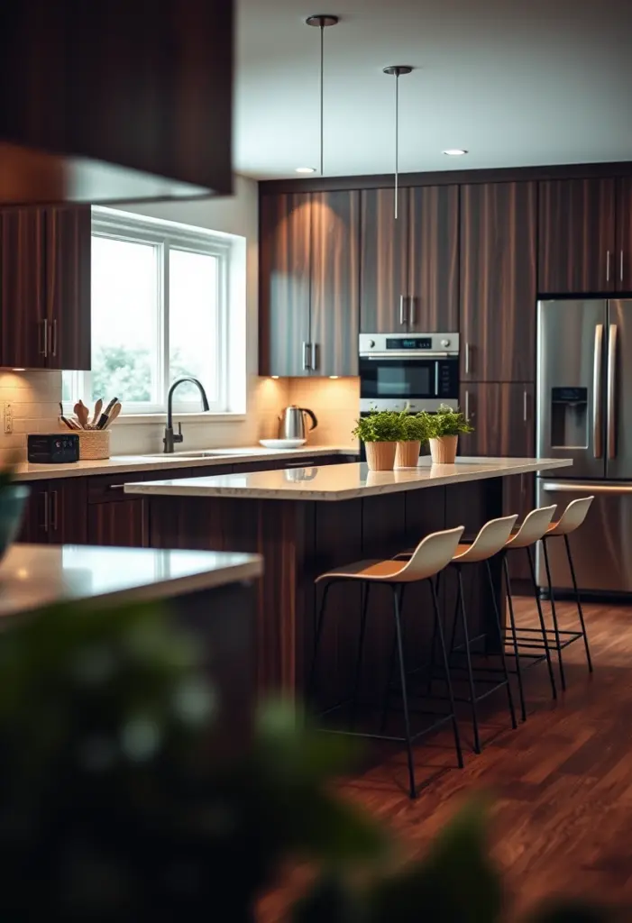 dark wood kitchen ideas 1