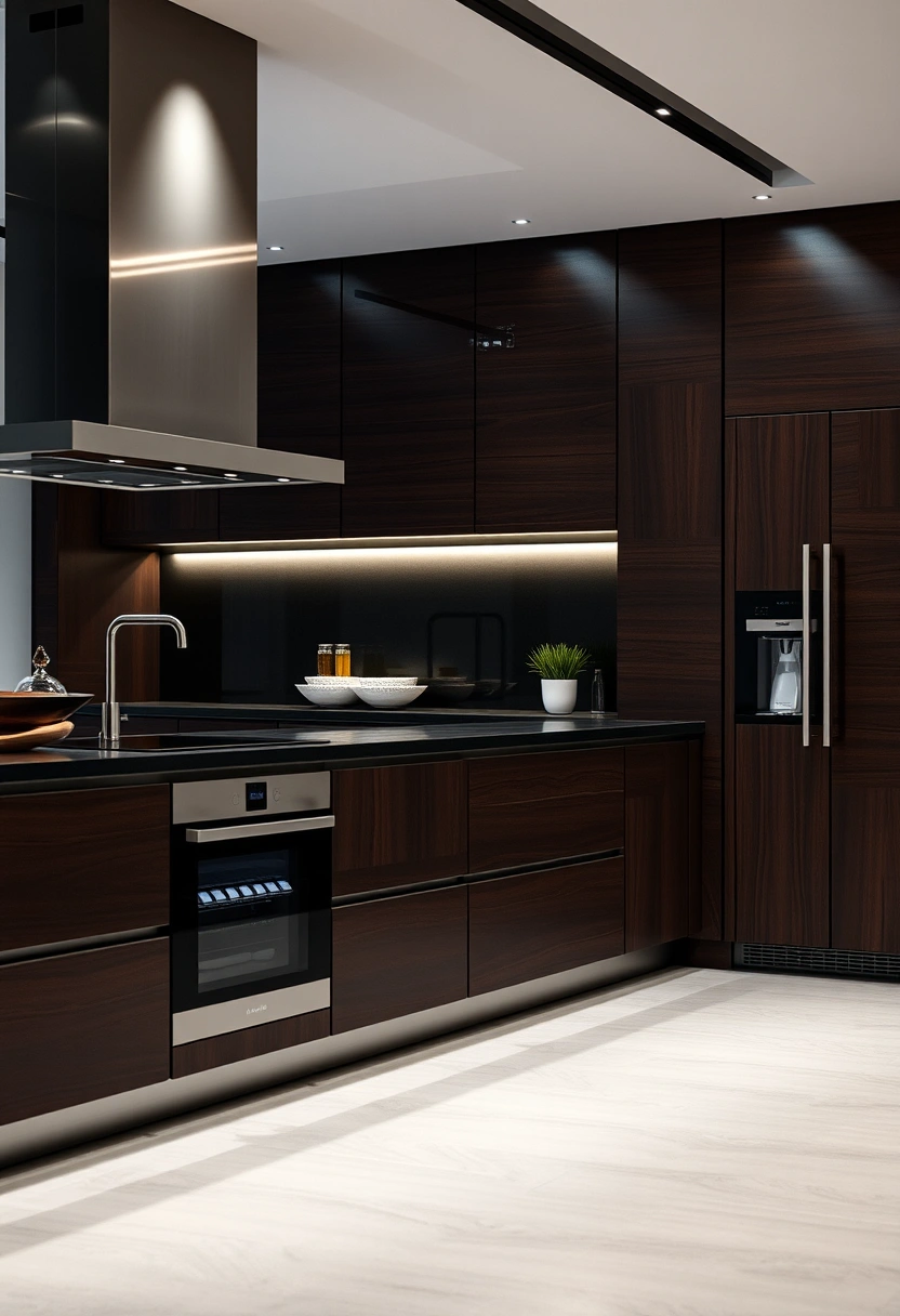 dark wood kitchen ideas 11