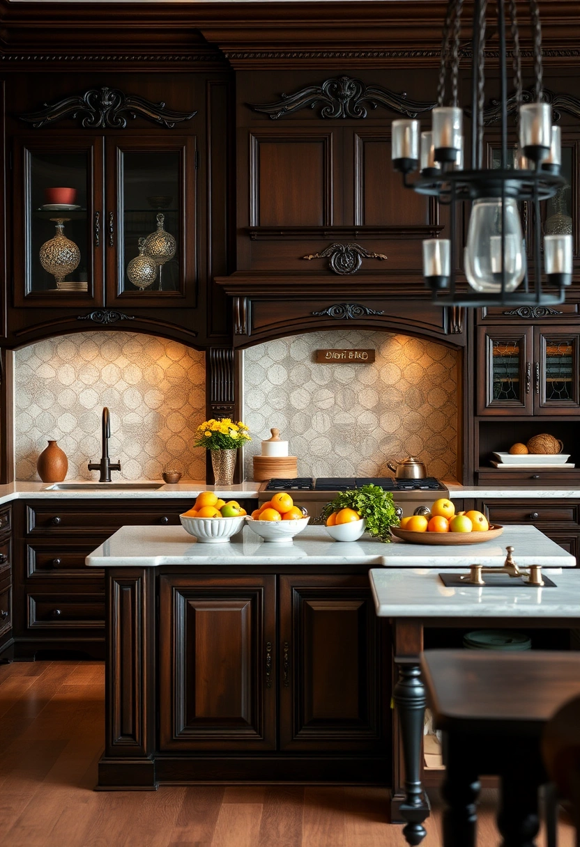 dark wood kitchen ideas 12