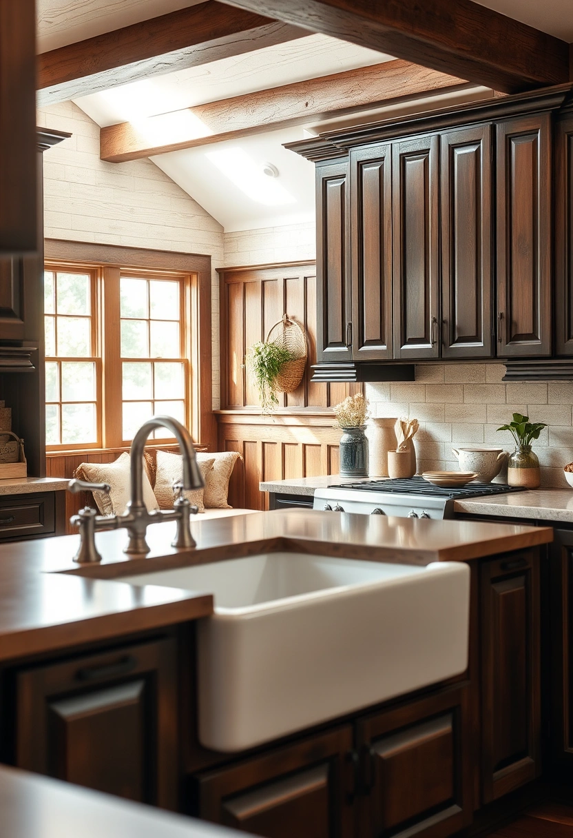 dark wood kitchen ideas 8