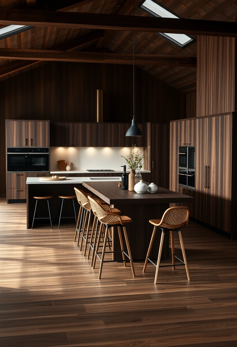 dark wood kitchen ideas 9