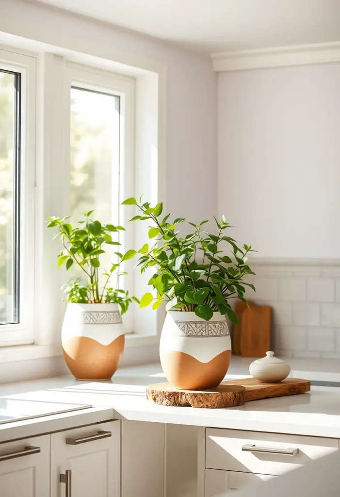 decorating above kitchen cabinets ideas 1