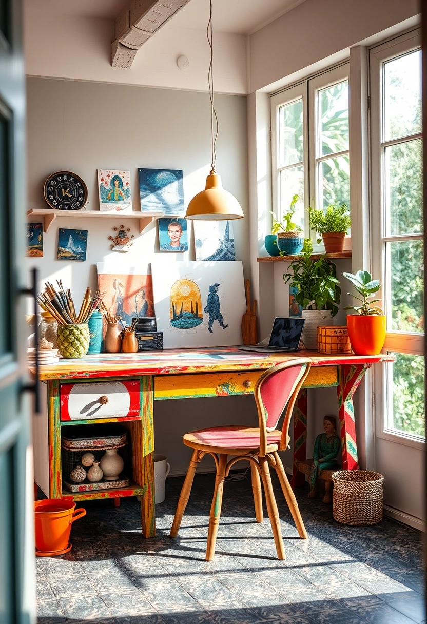 desk in kitchen ideas 16