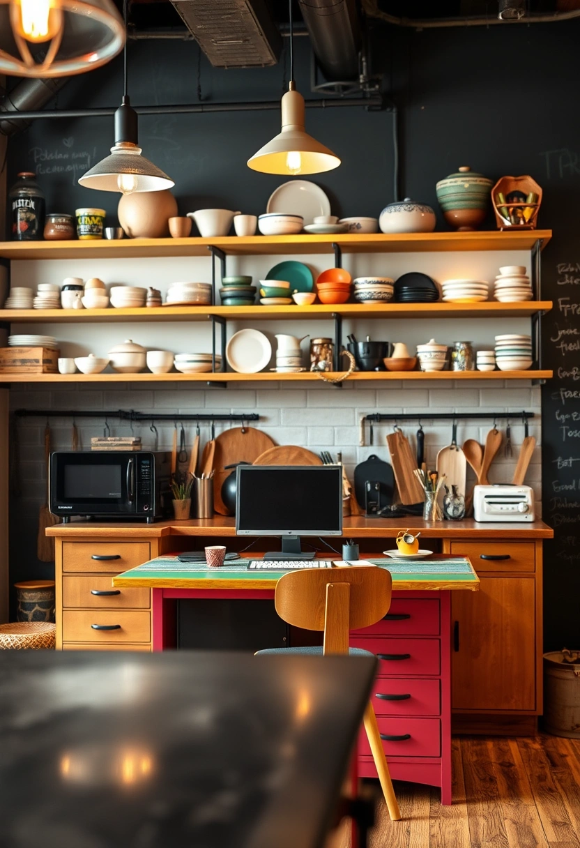 desk in kitchen ideas 4