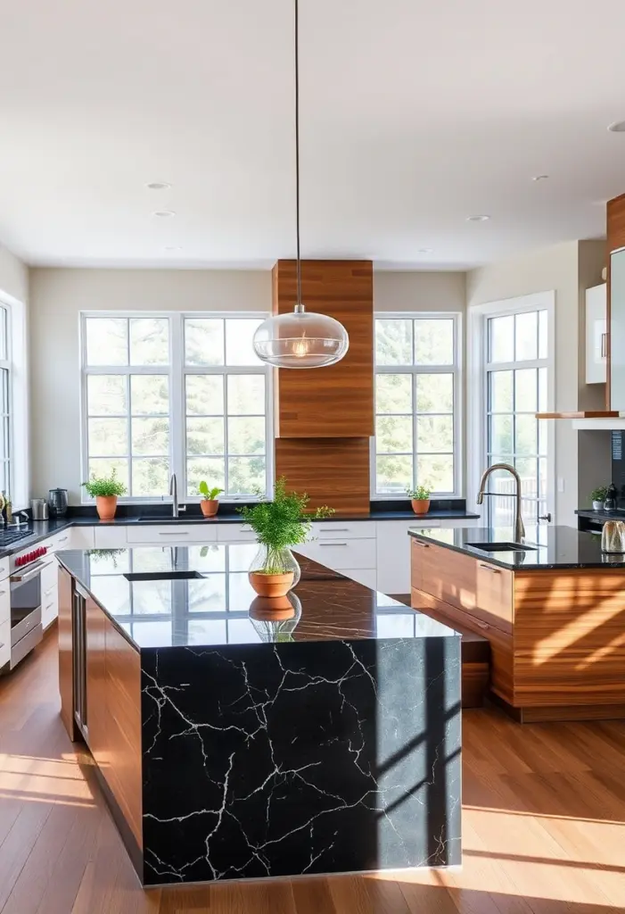 double kitchen island ideas 1