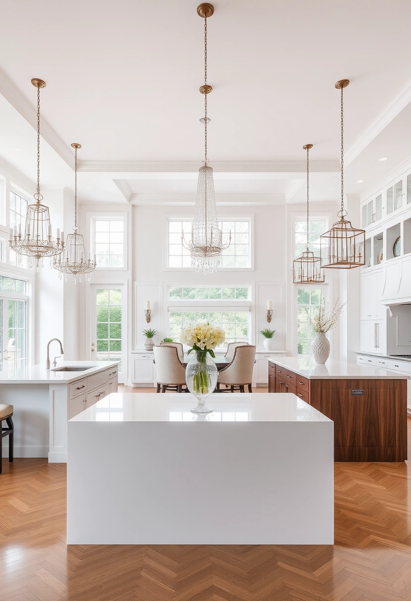 double kitchen island ideas 12