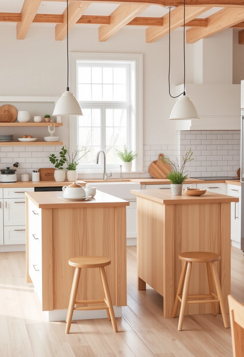 double kitchen island ideas 17