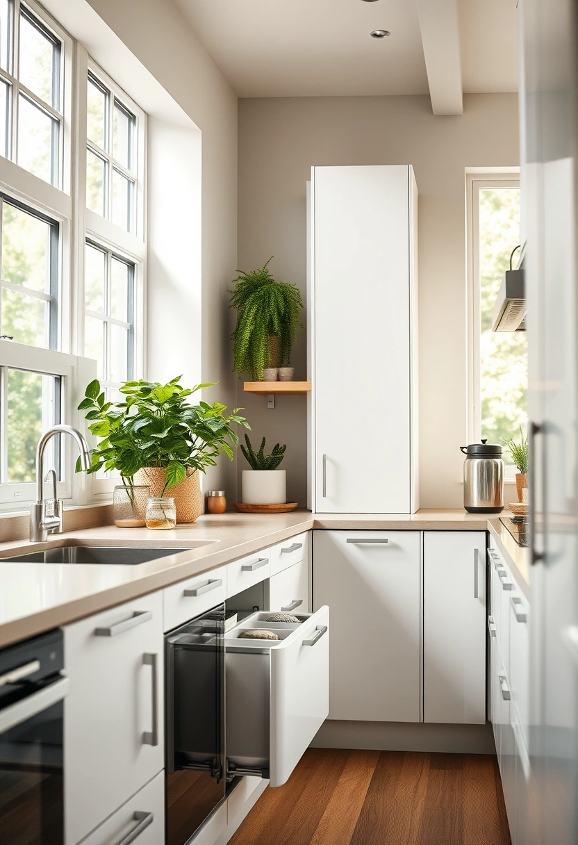 dustbin storage ideas kitchen 1