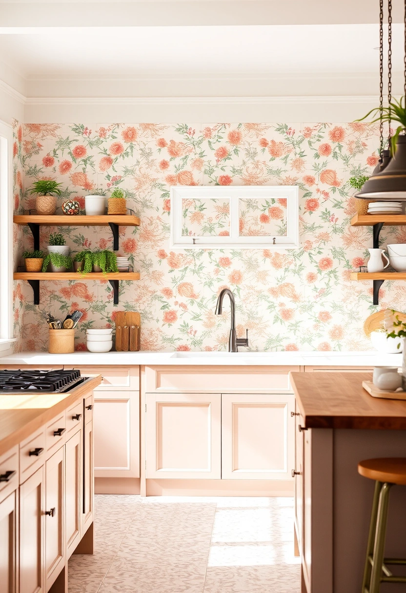 farmhouse kitchen backsplash ideas 19
