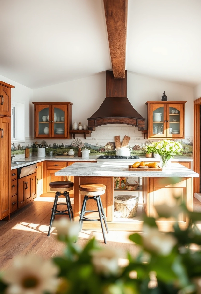 farmhouse kitchen backsplash ideas 20